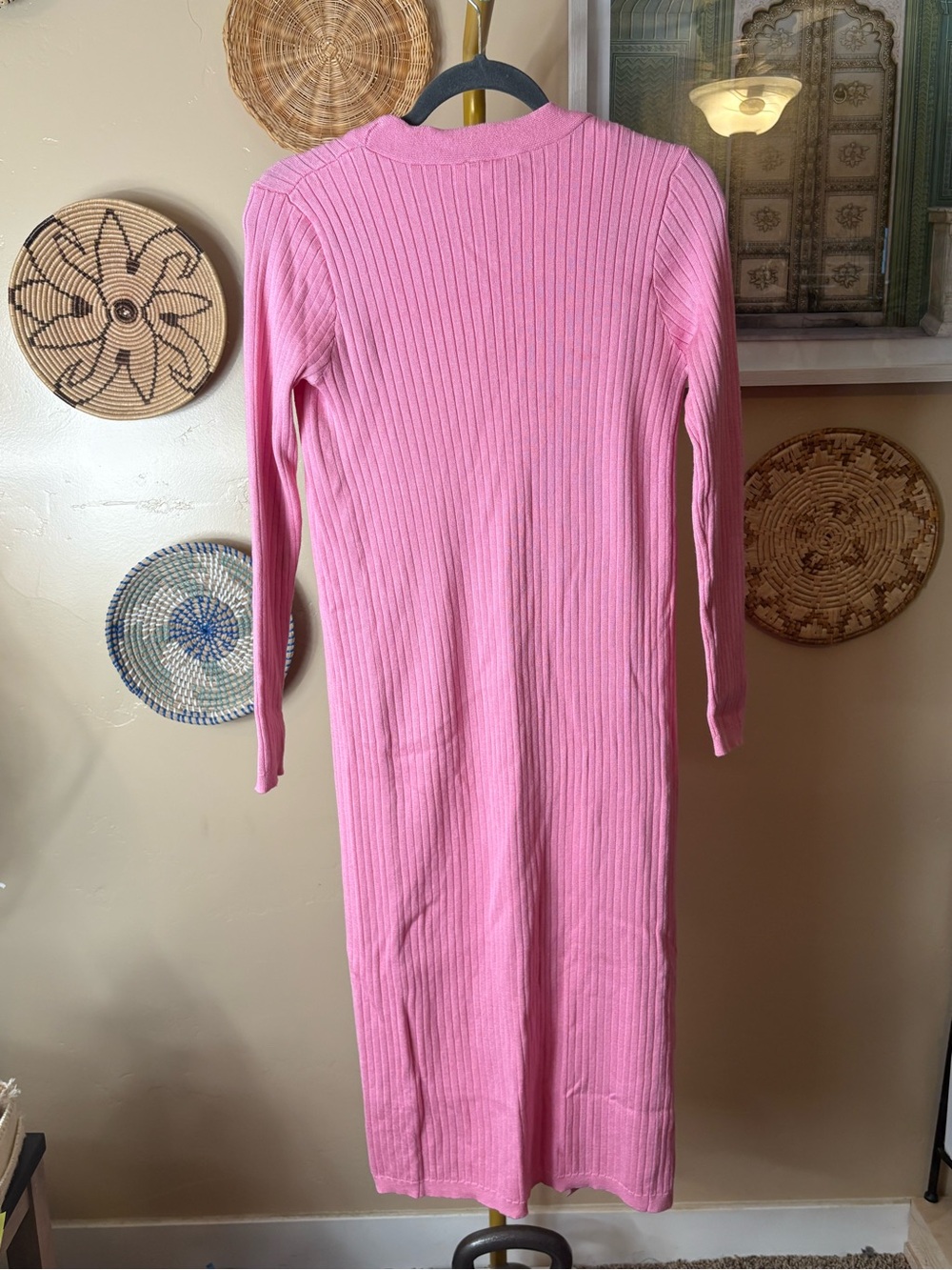 Nike Pink Ribbed Two-Piece Set - Picture 4 of 6
